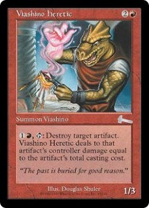 Viashino heretic from Urza's Legacy