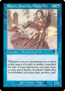 Rayne, Academy Chancellor the Wizard Legend increased your Draw