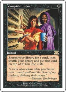 Vampiric Tutor was a welcome addition to Classic Sixth Edition