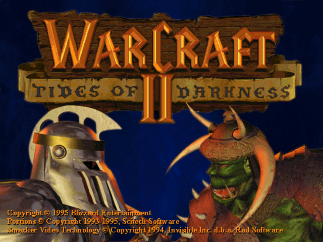 Warcraft II: Tides of Darkness Title Screen