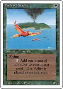 Birds of Paradise should have remained Summon Mana Birds