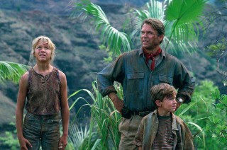 Dr Alan Grant with the Kids in Jurassic Park