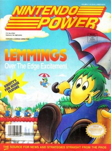 Lemmings made the cover of Nintendo Power