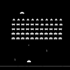 Space Invaders is like Life