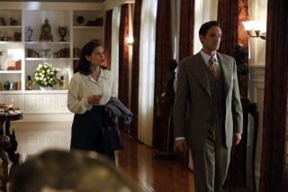 Agent Peggy Carter and Jarvis