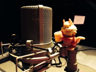 Ginger's Podcast Microphone