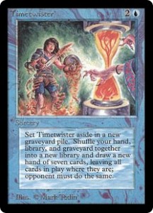Timetwister of the Magic the Gathering Power Nine