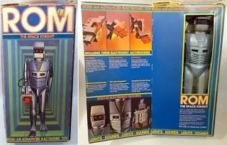 A Mint in Box ROM Spaceknight Toy