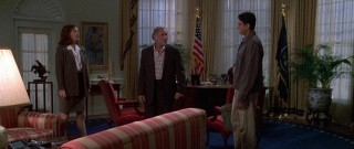 David, his father, and his ex-wife in the Oval Office - Independence Day