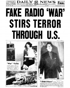 Daily News Headline from Monday October 31 1938