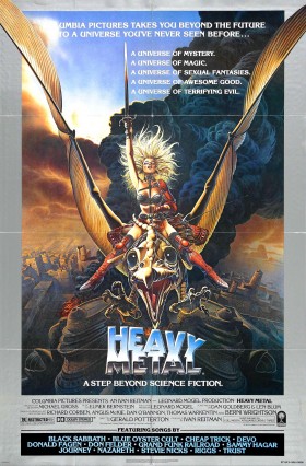 Official 1981 Heavy Metal Movie Poster