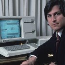 Steve Jobs with Lisa Computer