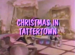 The Title Card to Christmas in Tattertown