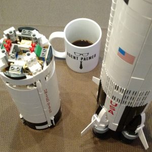 The Building of a LEGO Saturn V Rocket