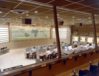 Mission Control during Project Mercury