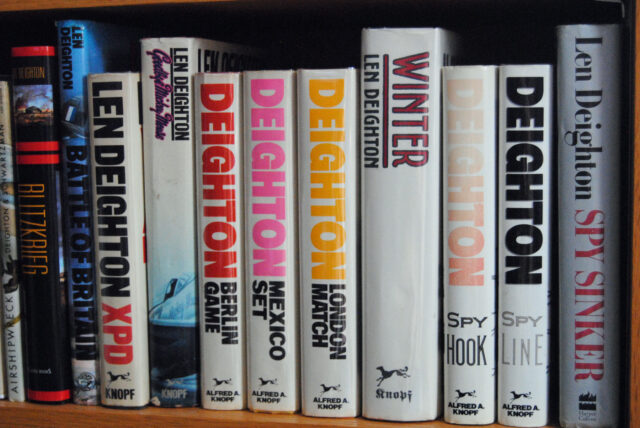 Len Deighton Books Shelf