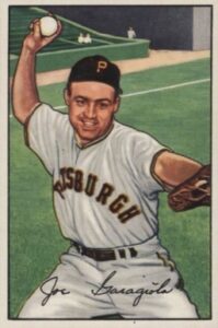 Joe Garagiola Pirates baseball card